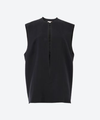 ＜BLAMINK (Women)＞ウールモヘヤスリットネックベスト