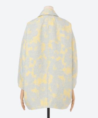 新品未使用 ブラミンク フラワージャガードコート　ブルゾンサイズ36 フラワージャカードレギュラージャケット | BLAMINK (Women