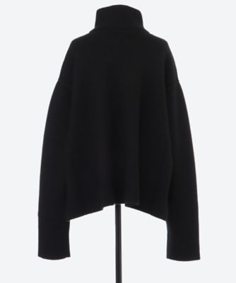 カシミヤ７Ｇミラノジップロングスリーブ