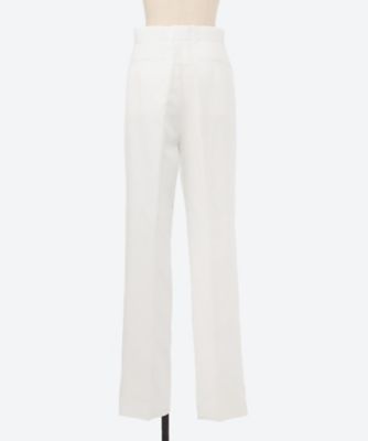コットンリネンストレートパンツ　７９１４―２９９―０４０６