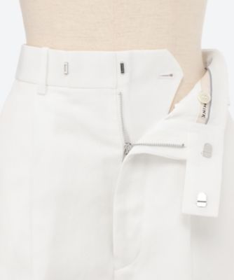 コットンリネンストレートパンツ　７９１４―２９９―０４０６