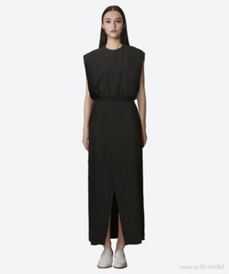 ＜BLAMINK (Women)＞レーヨンリネンシルクノースリーブドレス　７９２６―２３０―０４１６