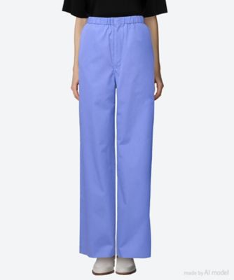 ＜BLAMINK (Women)＞コットンギャザーストレートパンツ　７９１４―２３０―０４１９
