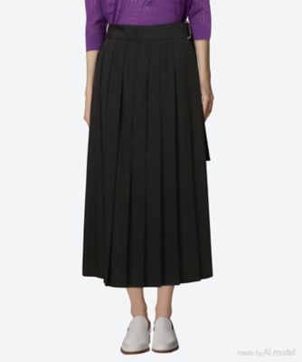 ＜BLAMINK (Women)＞ウールモヘヤプリーツスカート　７９２４－２－３００４５１