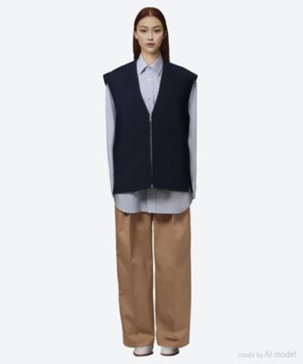 BLAMINKブラミンク／ウールダブルフェイスフーデットコート黒　2wayケープ ウールカシミヤダブルフェイス フーデットコート