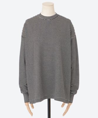 コットンボーダーロングスリーブ 7912－2－990059