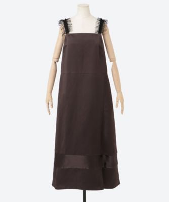 ＜BLAMINK (Women)＞ドレス　Ｆ　ＳＩ　ＬＡＣＥ　ＳＴＲＰ　ＤＲＥＳＳ　７９２６－２－０００００６