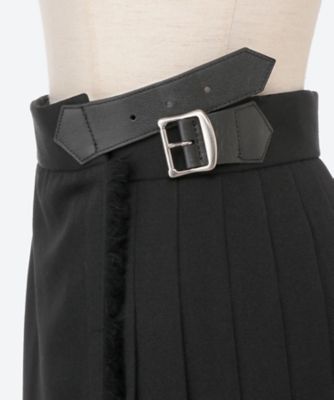 BLAMINK ブラミンク SUMMER フロント ポケット スカート ブラック スカート BM W WO PLEAT 7924－2－000003