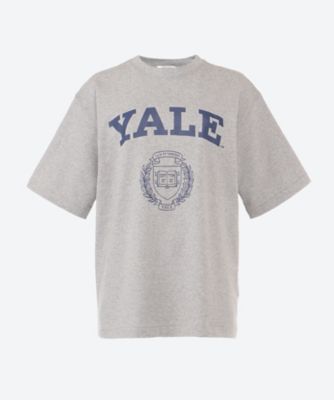 ＜COUTURE D’ADAM (Women)＞ＹＡＬＥ　ｕｎｉｖ．　Ｔ－Ｓｈｉｒｔ　ｃｒｅｓｔ