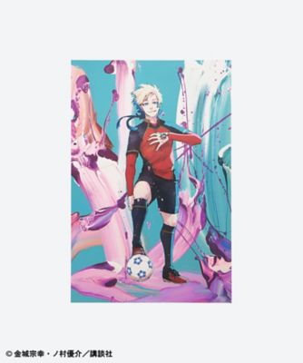 ＜ブルーロックグッズ＞【受注商品】３月下旬以降お届け　山下　良平アート　ポストカード　描きおろしミヒャエル・カイザー　ＢＬ―ＰＯＳＴＣＡＲＤ―００７