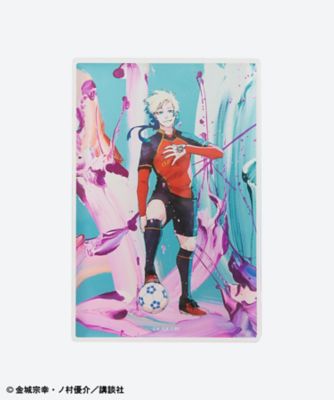 ＜ブルーロックグッズ＞【受注商品】３月下旬以降お届け　山下　良平アート　アクリルブロック　描きおろしミヒャエル・カイザー　ＢＬ―ＢＬＯＣＫ―００４