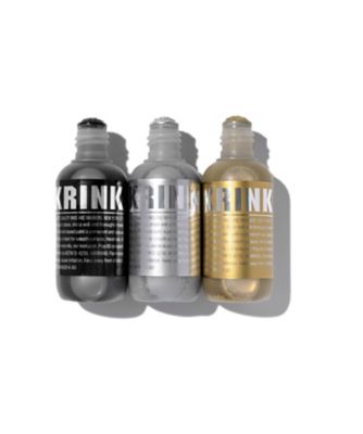 ＜Krink＞Ｋ－６０　３　Ｐａｃｋ　Ｂｌａｃｋ／Ｓｉｌｖｅｒ／Ｇｏｌｄ