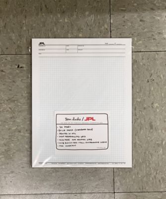 Tom Sachs/トムサックス ＪＰＬ　Ｎｏｔｅｐａｄ