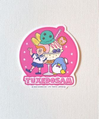 ＜WANPAKU HOUSE＞ステッカー　タキシードサム