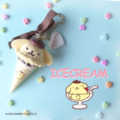 ポムポムプリン アイスクリームバッグチャーム TiTi サンリオ 伊勢丹 伊勢丹 サンリオ コラボ TiTi ティティ アイスクリーム バッグ