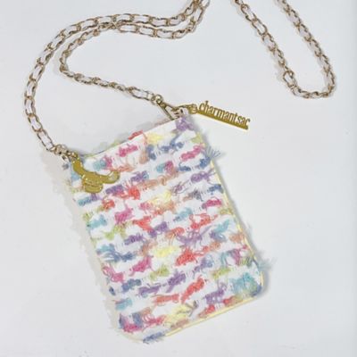 ＜Charmant Sac＞カラフルツイードポシェット　ＣＩＮＮＡＭＯＲＯＬＬ