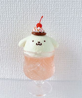 ＜NANDEMO＞■【受注商品】１２月上旬以降お届け　クリームソーダオブジェ　ポムポムプリン