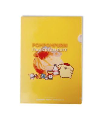＜CHICHIPI＞■【受注商品】１１月上旬以降お届け　クリアファイル　ポムポムプリン×ＣＨＩＣＨＩＰＩ