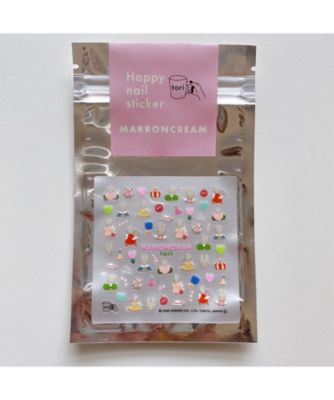 ＜tori＞ＭＡＲＲＯＮＣＲＥＡＭ×ｔｏｒｉ　ネイルステッカー　