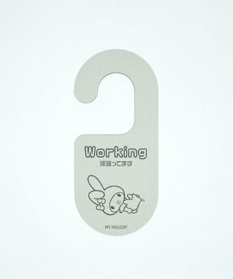 ＜DAMBO (Baby&Kids)＞ドアノブプレート　マイメロディとシナモロール