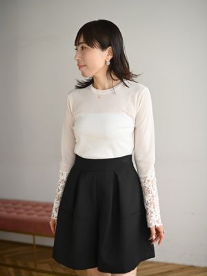 予約販売】タックショートパンツ【3月末日以降お届け】 | TREFLE+1