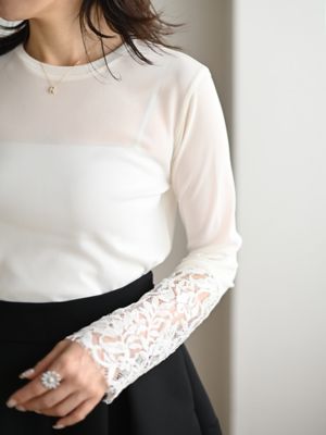 予約販売】レースシアートップス【4月下旬以降お届け】 | TREFLE+1