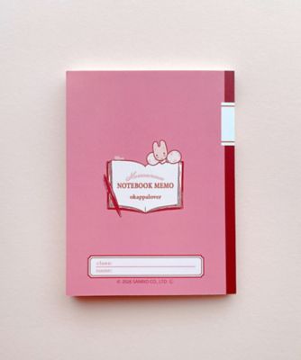 即売商品】NOTEBOOK memo | okappalover/オカッパラバー