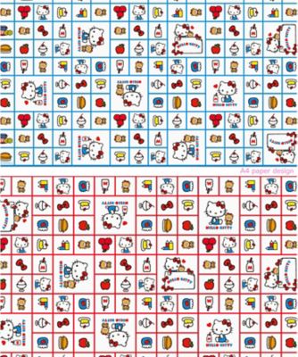 □【受注商品】【12月中旬以降届】ハローキティ／デザインペーパー