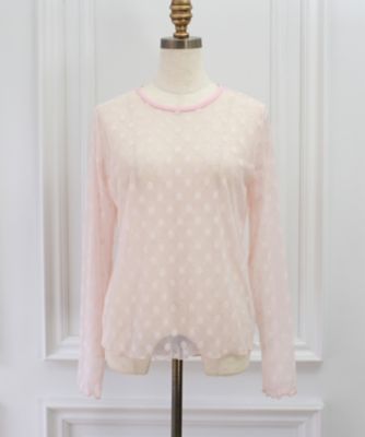 Fleur Sheer Tops EI04702 | UNMINOU/アンミヌ