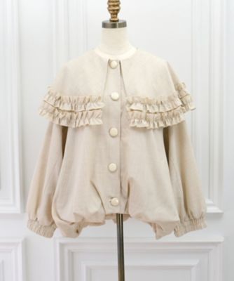 Frill Cape Blouson EI02608 | UNMINOU