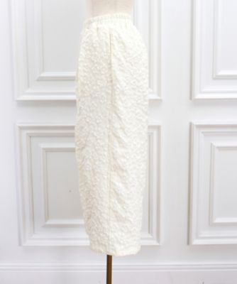 Flower Jacquard Easy Pants EI05701