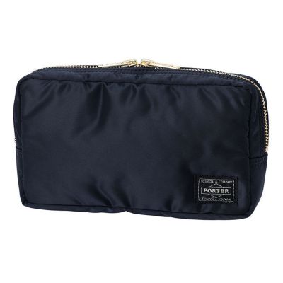 ＜三越伊勢丹/公式＞ PORTER/ポーター TANKER POUCH 50 IRON BLUE 洗面化粧ポーチ【三越伊勢丹/公式】