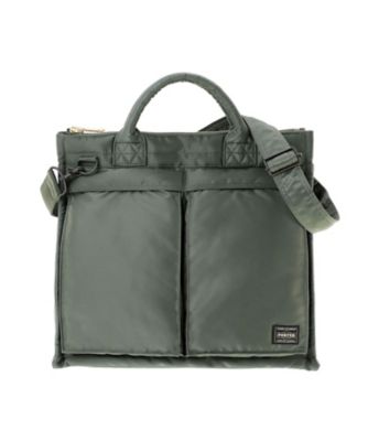 ＜PORTER＞ＴＡＮＫＥＲ　ＳＱＵＡＲＥ　ＴＯＴＥ　ＢＡＧ（Ｌ）