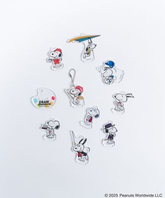 SNOOPY in GINZA 2025/スヌーピー in 銀座2025 限定商品 スタンド付きアクリルキーホルダー