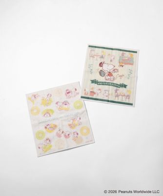 SNOOPY in GINZA 2026/スヌーピー in 銀座2026 限定商品 蚊帳織ふきん（２枚セット）