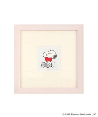 絵画 Snoopyエッチング額付き（白木額）／ SM1092－J
