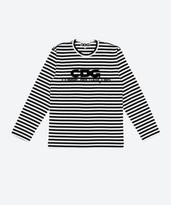 LONG SLEEVE T―SHIRT／BLACK STRIPE SZ