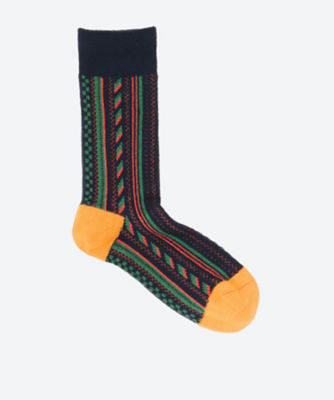 ＜ROTOTO (Men)＞【紳士靴下おまとめ】ＭＵＬＴＩ　ＶＥＲＴＩＣＡＬ　ＪＡＣＱＵＡＲＤ　ＳＯＣＫＳ