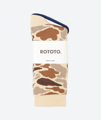 ＜ROTOTO (Men)＞【紳士靴下おまとめ】カジュアルソックス　ＰＩＬＥ　ＣＡＭＯ　ＣＲＥＷ　ＳＯＣＫＳ