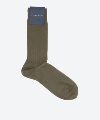 ＜ISETAN MEN’S (Men)＞７×１リブソックス　ＩＳ２５－７１０００／２４ＦＷ