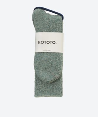 ＜ROTOTO (Men)＞カジュアルソックス　Ｒ１６３６　ＭＥＲＩＮＯ　ＢＯＵＣＬＥ　ＳＯＣＫＳ