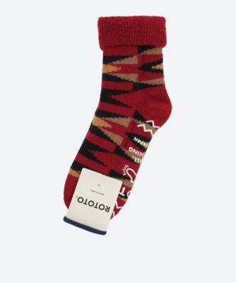 ＜ROTOTO (Men)＞ルームソックス　Ｒ１５４６　ＭＥＲＩＮＯ　ＬＡＭＢＳ　ＷＯＯＬ　ＲＯＯＭ　ＳＯＣＫＳ　”ＮＡＴＩＶＥ”