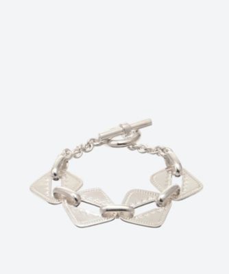 ＜NOAARK (Women)＞トゥラル・ダイヤＳＳ　スタンプブレスレットＢ１０２