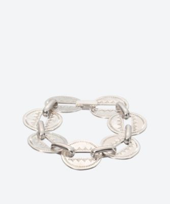 ＜NOAARK (Women)＞カルラシオ・オーバルＳＳ　スタンプブレスレットＢ１１２