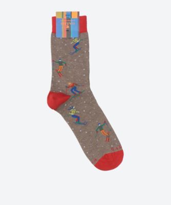 ＜GALLO＞スキーモチーフソックス