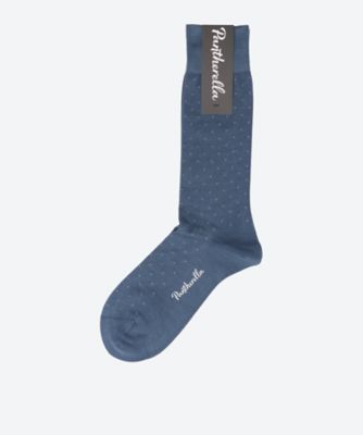 ＜Pantherella (Men)＞ピンドット柄ソックス　５３６１１