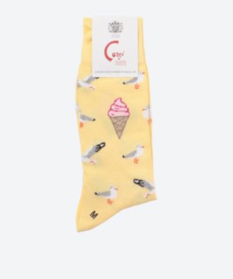 ＜corgi (Men)＞アイス柄ソックス　８０－４５－７０１５