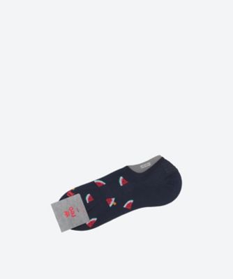 スイカ柄ソックス 64405DS | RED (Men)/レッド | 三越伊勢丹