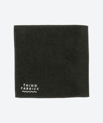 ＜三越伊勢丹/公式＞ THING FABRICS (Men)/シング ファブリックス タオルハンカチーフ ブラック 【三越伊勢丹/公式】