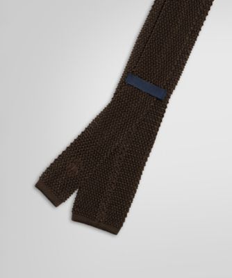 シルク ソリッド ニットタイ 100204157 | Brooks